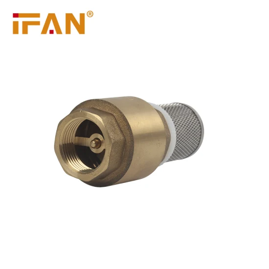 Ifan Cw617 황동 원료 2 인치 체크 밸브 스프링 체크 밸브